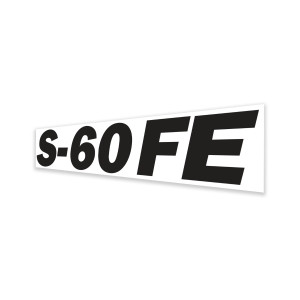 Genie Lift Part # 1304200GT - DECAL, COSMETIC, S-60 FE NO GENIE, EA