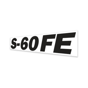 Genie Lift Part # 1304922GT - DECAL, COSMETIC, BLUE, S-60 FE NO GENIE, EA