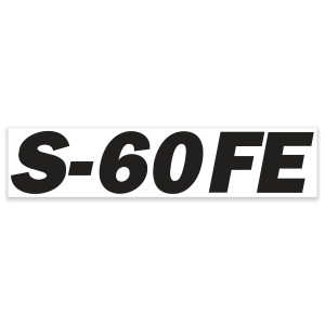 Genie Lift Part # 1304928GT - DECAL, COSMETIC, BLACK, S-60 FE NO GENIE, EA