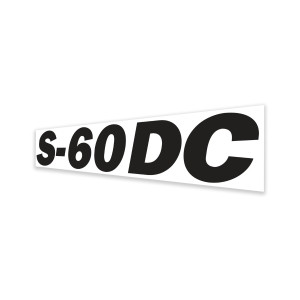 Genie Lift Part # 1304921GT - DECAL, COSMETIC, BLUE, S-60 DC NO GENIE, EA