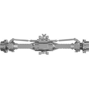 Genie Lift Part # 1305393GT - AXLE,DANA,212HY,LSD,FRONT,26.25:1, EA