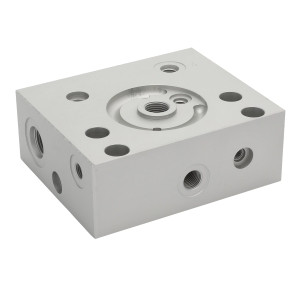Genie Lift Part # 1301548GT - MANIFOLD BLOCK, DUPUTY BLOCK, POWER UNIT, E-DRIVE, EA