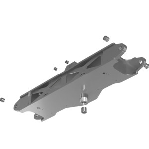 Genie Lift Part # 1299600GT - ASSEMBLY, WELDMENT FRONT AXLE W/BEARINGS, S60FE, EA