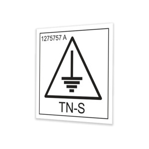 Genie Lift Part # 1275757GT - DECAL, GENERATOR, GROUNDING, TN-S, EA