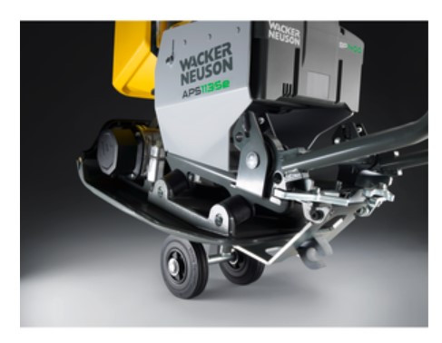 If you're looking for an easy way to transport your Wacker Neuson APS1135, APS1340, BPS1135 or BPS1340 vibratory plate, look no further than the wheel kit from Wacker Neuson.
