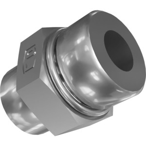 Genie Lift Part # 04.0607.0870GT - NIPPLE 1" 5/16-12 UNF X 1" 3/16"-12 ORFS, EA