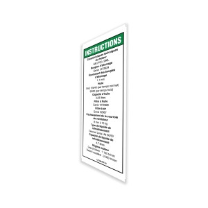 Genie Lift Part # 1272843FRGT - DECAL,NOTICE,GM .998L SPEC, EA
