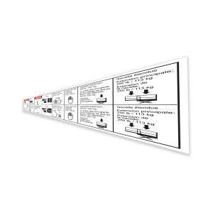 Genie Lift Part # 1306904FRGT - DECAL, 2 DECAL COMBO, MINI 2, EA