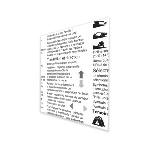 Genie Lift Part # 226518FRGT - DECAL,INST,OPER INST,Z80, EA