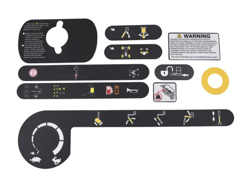 JLG Part # 1001272085 | KIT,600A CONSOLE BOX DECAL, EA