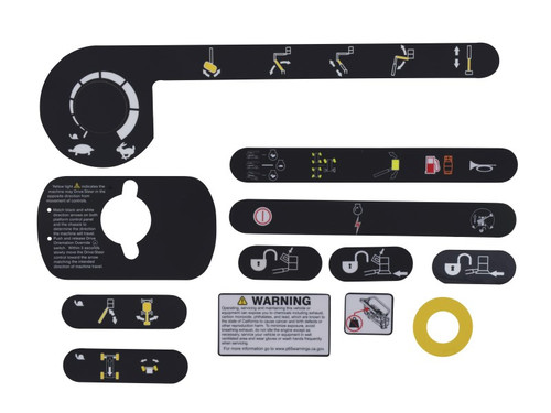 JLG Part # 1001272089 | KIT,800S CONSOLE BOX DECAL, EA