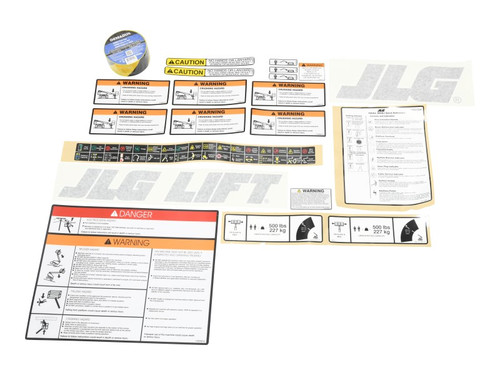 JLG Part # 1001272200 | KIT,800A/AJ PLATFORM DECAL, EA