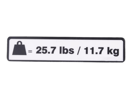 JLG Part # 1001275101 | DECAL,ACCY WT, EA