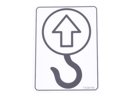 JLG Part # 1703811 | DECAL,LIFTING LUG, EA