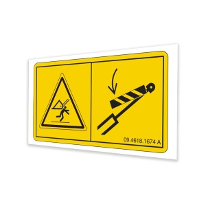 Genie Lift Part # 09.4618.1674GT - DECAL, EA