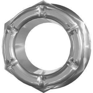 Genie Lift Part # 1283009GT - NUT,NYLOCK FLG,3/4-10,F,ZAG, EA