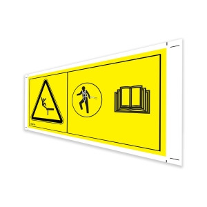 Genie Lift Part # 1283079GT - DECAL, FALL HAZARD, SYM, EA