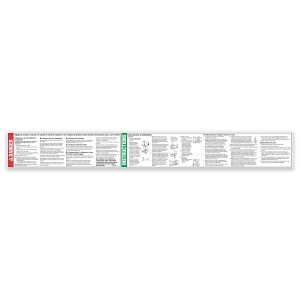 Genie Lift Part # 133287FRGT - DECAL,DANGER/SAFETY/OPER.INSTR, EA