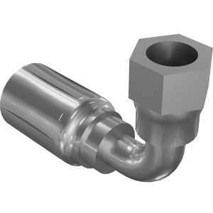 Genie Lift Part # 48806GT - HOSE END,FEM SW,90D,JIC,-4-4, EA