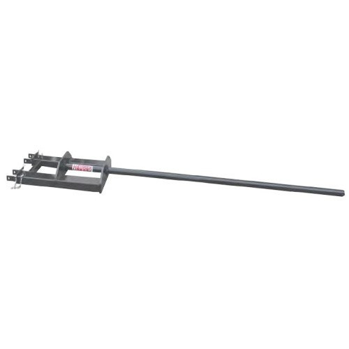Haugen MFCP 120-30 - Fork Slot Carpet Pole for forklifts w/ 3" Pole Diameter, 10' Pole Length & 270 lbs Total Capacity (PLF)