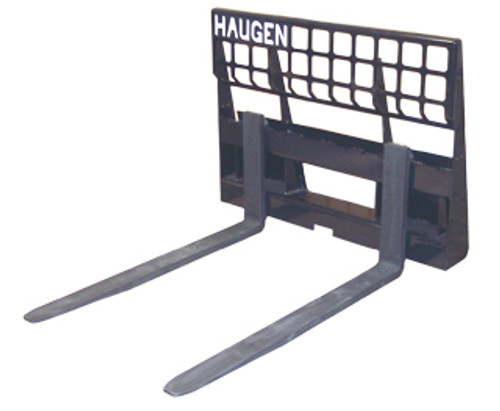 Make your pallet handling efforts a breeze with the Haugen MHPF 72-10! This 72" pallet fork, designed exclusively for skid-steer loaders, offers premium reliability, durability and strength. Building upon an expansive research and development initiative to bring you not just a quality product, but one that is proudly made 100% in the USA.