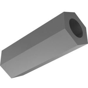 Genie Lift Part # 1260022GT - STANDOFF,3/8-16,5/8 FEMALE HEX X 1.75,ZAG, EA