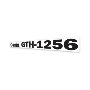 Genie Lift Part # 1312032GT - DECAL,COSMETIC,GENIE GTH-1256, EA