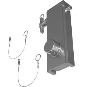 Genie Lift Part # 1312374GT - KIT, OFF-CENTER TRANSPORT LOCK,3.5DEG, ANSI, EA