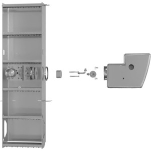 Genie Lift Part # 1254305GTSB - WELDMENT, LADDER, GS43/5390, SB GREEN, EA