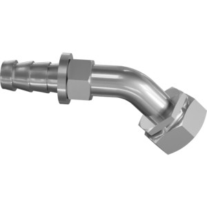 Genie Lift Part # 56353GT - HOSE END, BARB, FSW, ORFS, 45D, 12-, EA
