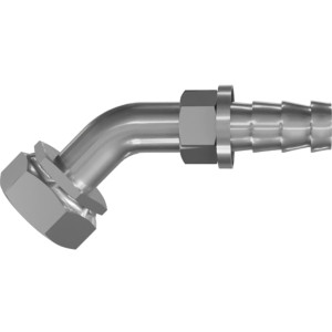 Genie Lift Part # 56353GT - HOSE END, BARB, FSW, ORFS, 45D, 12-, EA
