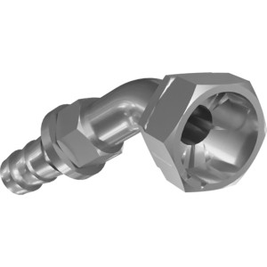 Genie Lift Part # 56353GT - HOSE END, BARB, FSW, ORFS, 45D, 12-, EA