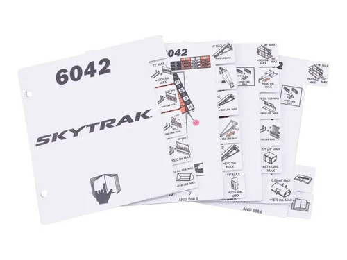 JLG Part # 1001269005 | LOAD,BOOKLET,6042, EA