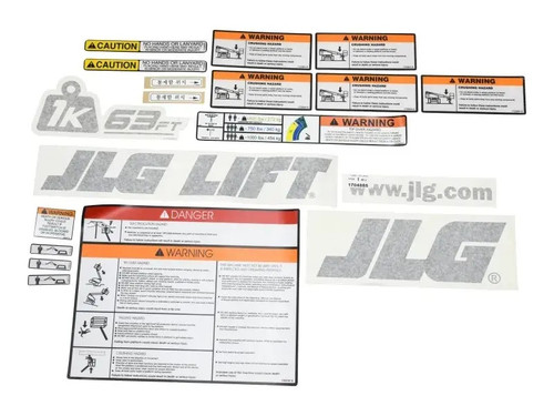 JLG Part # 1001288071 | KIT,PLATFORM DECAL,ANSI, EA