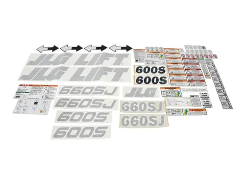 JLG Part # 1001296747 | KIT,MACHINE DECAL, EA