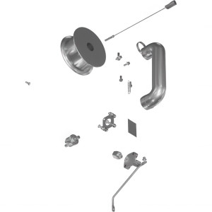 Genie Lift Part # 1302013GT - ASSEMBLY,CHAIN SHEAVE,BL1066,POLYLUBE,6.00" DIA, EA