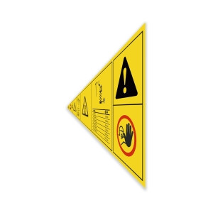 Genie Lift Part # 1325865GT - DECAL,LITHIUM BATTERY SAFETY,TIP OVER-BATTERY WEIGHT,COMPARTMENT ACCESS,ACE,GS32/GS46, EA