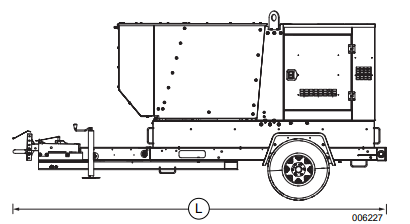 Close-up of the Deep Sea® DSE7310 controller on the generator, showing the intuitive display screen and programmable settings for efficient power management.