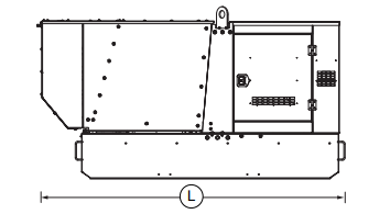 Parallel-ready configuration of the generator, showcasing its ability to connect with up to 32 additional units, providing scalable power solutions for larger projects.