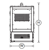 Generac portable diesel generator with a flip hood design, demonstrating easy access for maintenance, while the rust-proof enclosure ensures durability in harsh conditions.