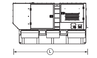 Features a 175kVA output and a 6.8L John Deere engine in a rust-proof aluminum cabinet. Safe operation is supported by 13 warning and shutdown features.