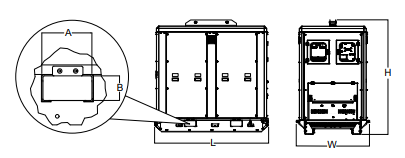 A sketched representation of the mobile battery energy storage system connected to a mobile diesel generator, demonstrating the hybrid setup for optimized power generation and reduced fuel consumption.