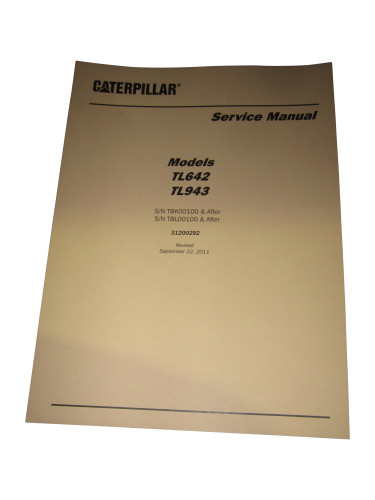 JLG Part # 31200292 - TL642 TL943 SERVICE MANUAL, EA