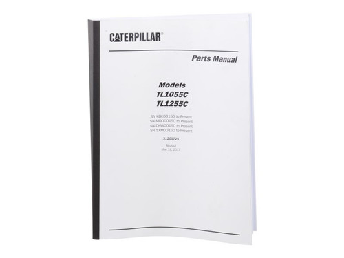 JLG Part # 31200724 - TL10/1255C PARTS MANUAL, EA