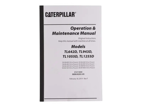JLG Part # 31211035 | TL642/943D, TL10/1255D O&MM, EA