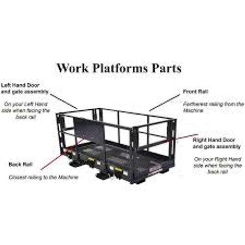 Haugen Front Railing for MWP 4x4 Work Platform