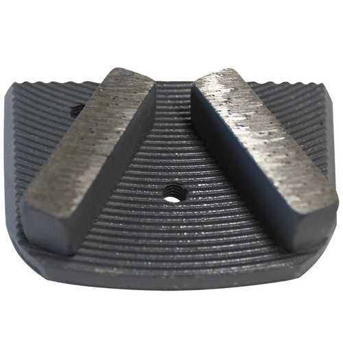 The image shows the EDCO XL2S-SC-0018 Magna-Trap XL 18-Grit Dyma-Seg tool, designed for soft concrete grinding. The tool features a vibrant yellow color and a durable, segmented design, perfect for effective surface preparation and grinding of soft concrete surfaces.