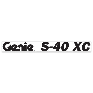 Genie Lift Part # 1271377GT | DECAL, BOOM, GENIE S-40 XC, EA