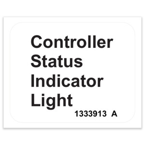 Genie Lift Part # 1333913GT | DECAL,LABEL,STATUS LIGHT, EA