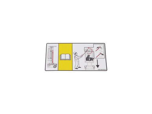 JLG Part # 1001291618 | DECAL,MANUAL DESCENT, EA